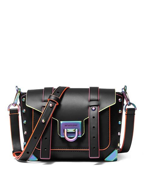 michael michael kors manhattan medium iridescent messenger bag|michael kors manhattan satchel.